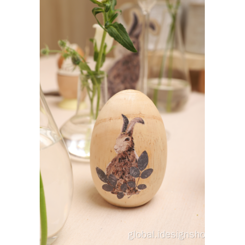 Easter Decoration Wood Easter Eggs for Easter Decorations and Gifts Factory